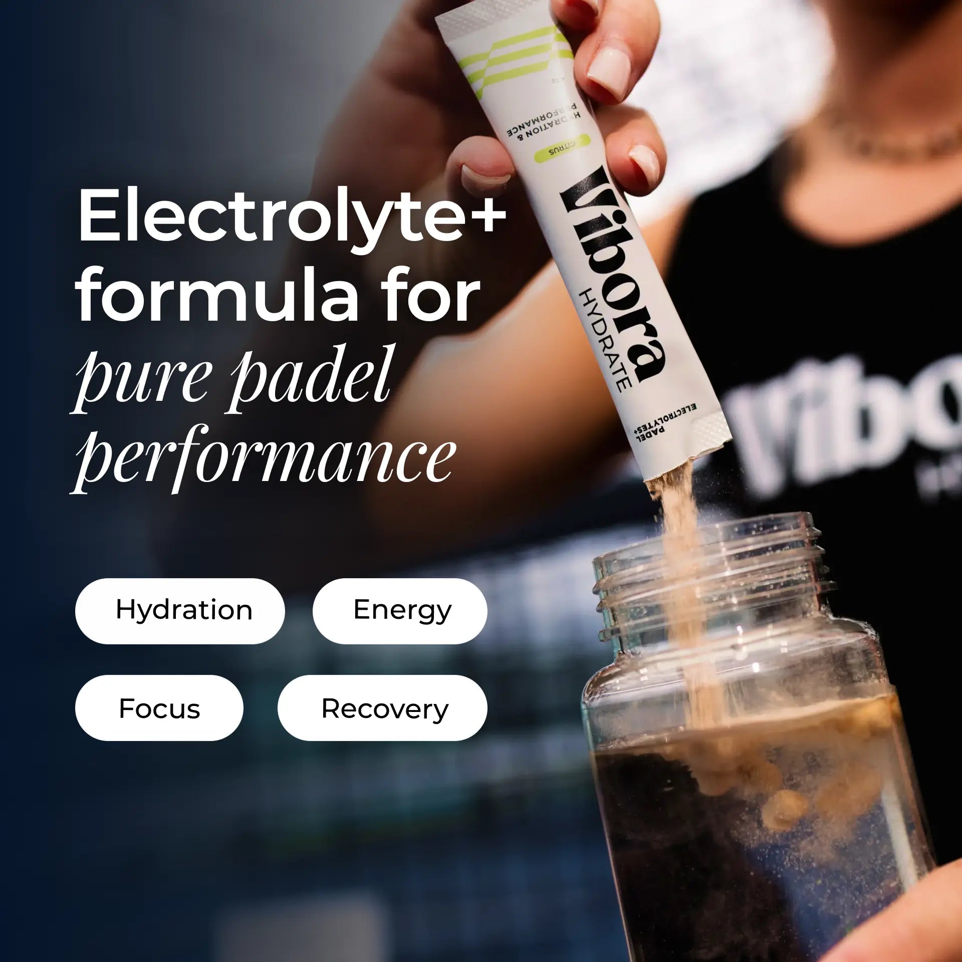 Padel Electrolyte Hydration